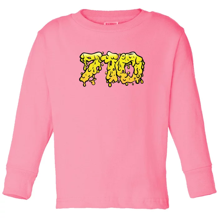 710 Concentrates Dab Art Toddler Long Sleeve Shirt