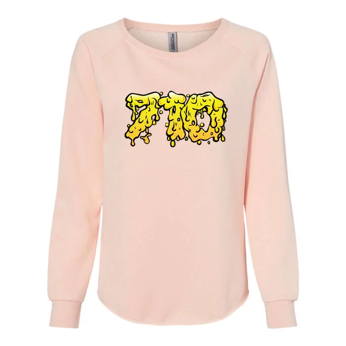 710 Concentrates Dab Art Womens California Wash Sweatshirt