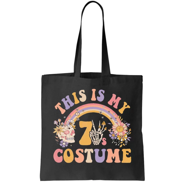 70s Costume Halloween Peace Hippie Retro Groovy Tote Bag