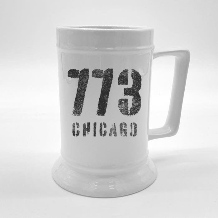 773 Chicago Illinois Souvenir Design Front & Back Beer Stein