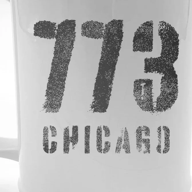 773 Chicago Illinois Souvenir Design Front & Back Beer Stein