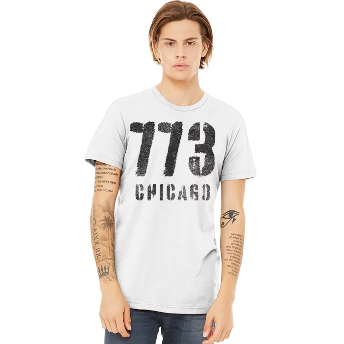 773 Chicago Illinois Souvenir Design Premium T-Shirt