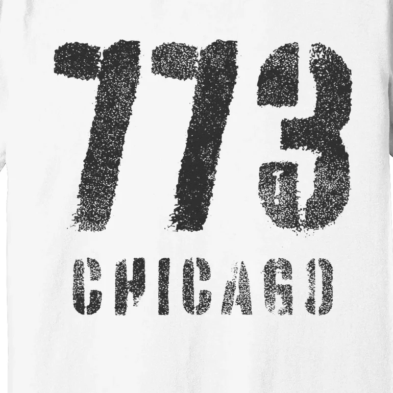 773 Chicago Illinois Souvenir Design Premium T-Shirt