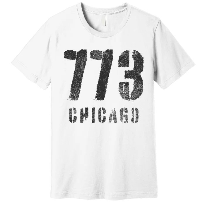 773 Chicago Illinois Souvenir Design Premium T-Shirt