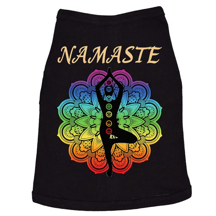 7 Chakra Namaste Reiki Kundalini Yoga Doggie Tank