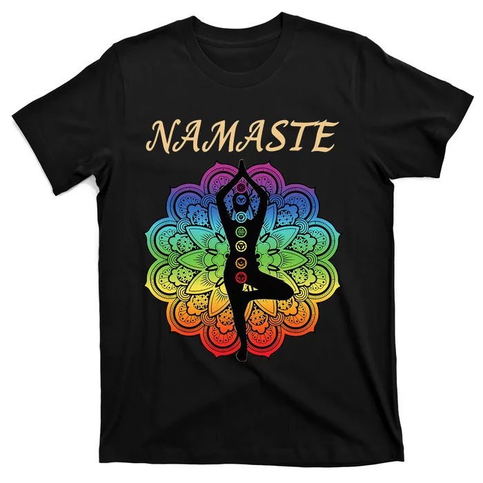 7 Chakra Namaste Reiki Kundalini Yoga T-Shirt