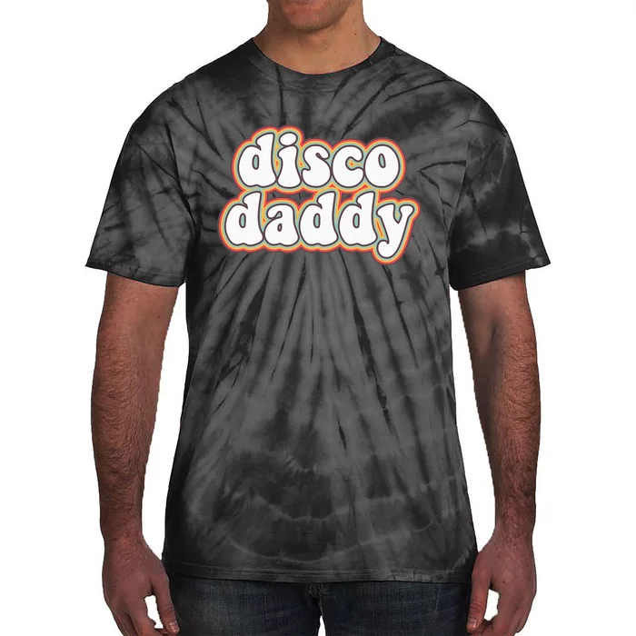 70s Disco Daddy 1970 Costumes Halloween Tie-Dye T-Shirt