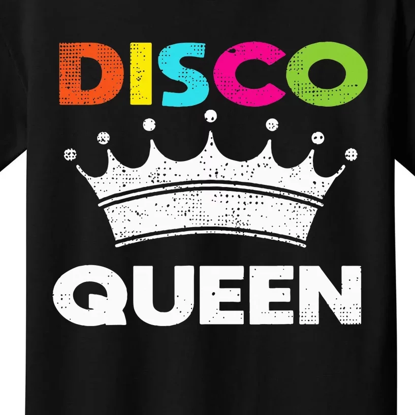 70s Disco Queen Dancing Party Costume Easy Halloween Gifts Kids T-Shirt