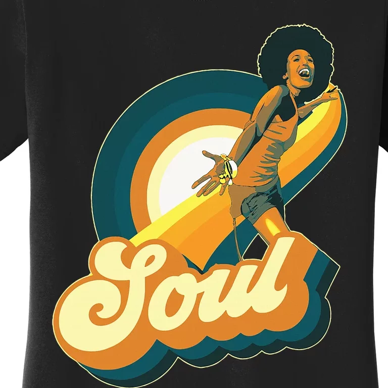 70s Funk Afro Disco Soul Women's T-Shirt