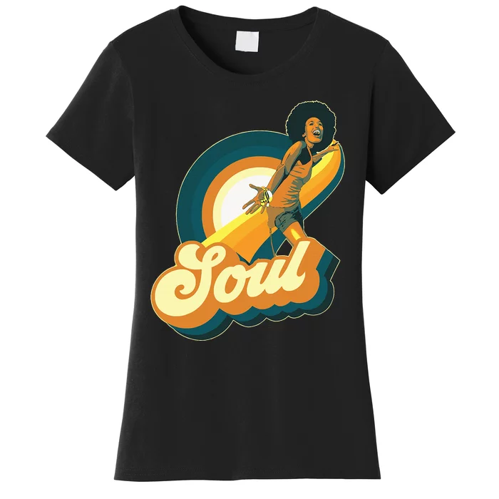 70s Funk Afro Disco Soul Women's T-Shirt