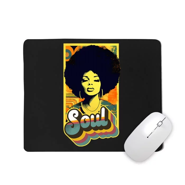 70s Funk Afro Soul Mousepad