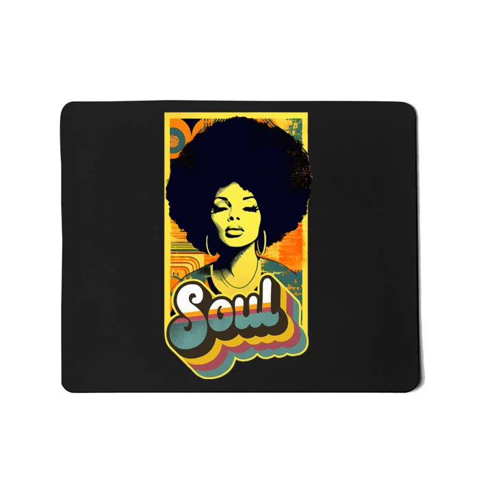 70s Funk Afro Soul Mousepad