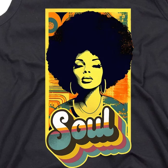 70s Funk Afro Soul Tank Top