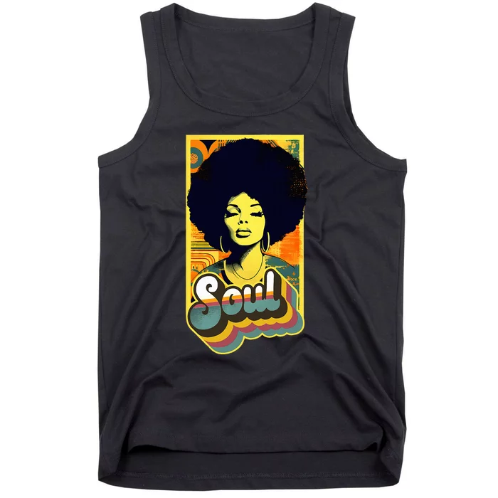 70s Funk Afro Soul Tank Top