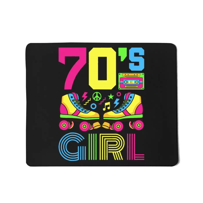 70s Girl 1970s Fashion Theme Party Outfit Seventies Costume Mousepad