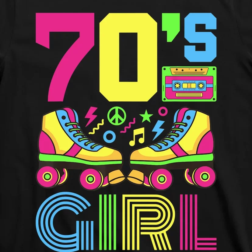 70s Girl 1970s Fashion Theme Party Outfit Seventies Costume T-Shirt