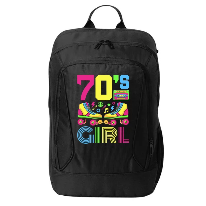 70s Girl 1970s Fashion Theme Party Outfit Seventies Costume City Backpack