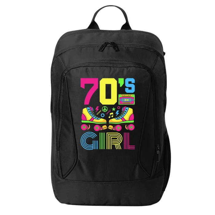 70s Girl 1970s Fashion Theme Party Outfit Seventies Costume City Backpack