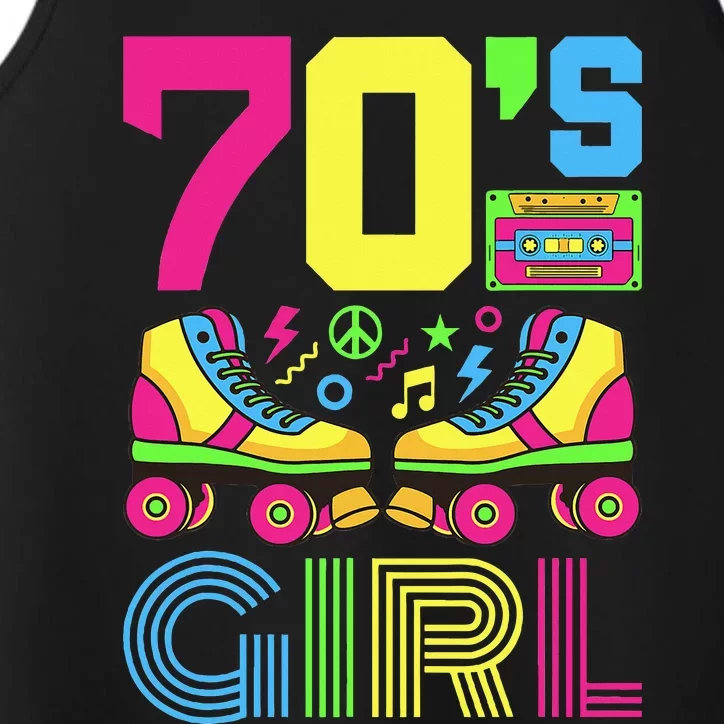 70s Girl 1970s Fashion Theme Party Outfit Seventies Costume Performance Tank