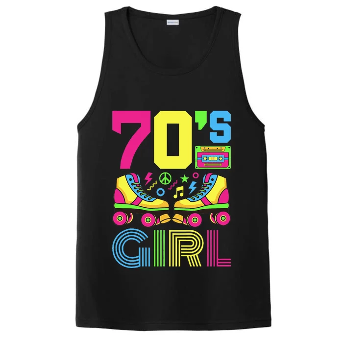 70s Girl 1970s Fashion Theme Party Outfit Seventies Costume Performance Tank