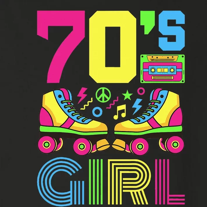 70s Girl 1970s Fashion Theme Party Outfit Seventies Costume Toddler Long Sleeve Shirt