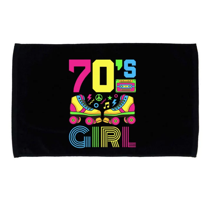 70s Girl 1970s Fashion Theme Party Outfit Seventies Costume Microfiber Hand Towel