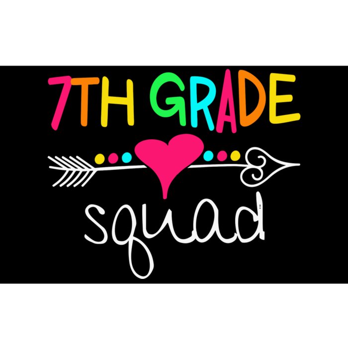 7th Grade Squad Seventh Teacher Student Team Back To School Gift Bumper Sticker