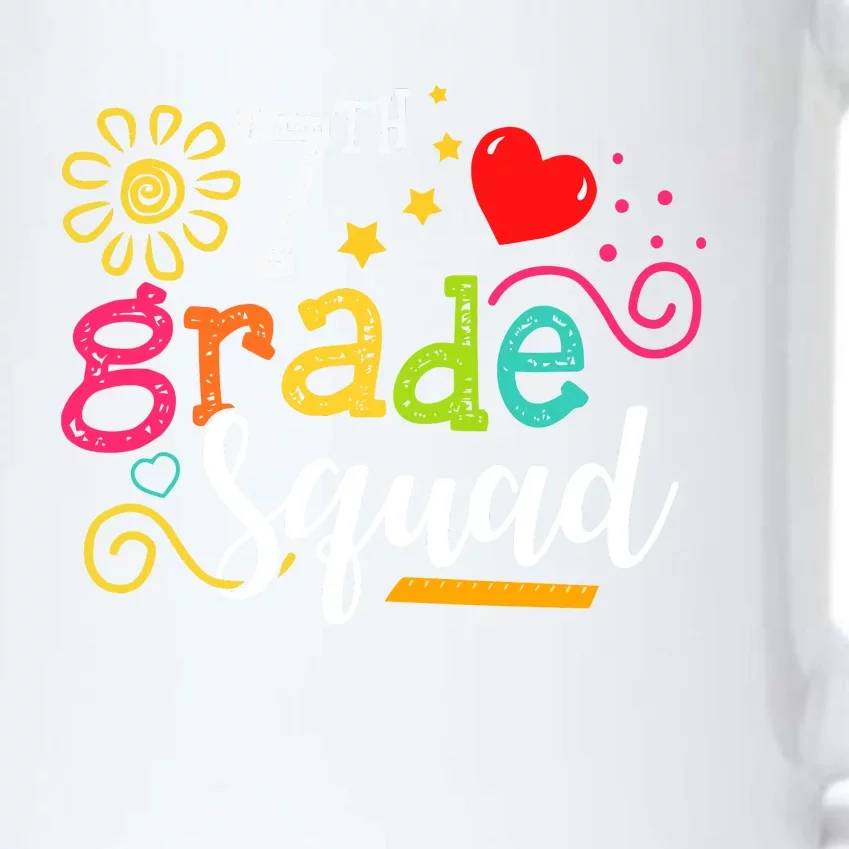 7th Grade Squad Student Teacher Gift Back To School Black Color Changing Mug