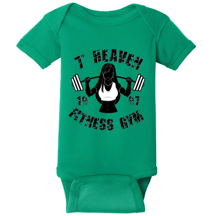 7th Heaven Fitness Gym Baby Bodysuit