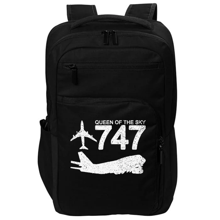 747 Jumbo Jet Aviation Plane Spotting Impact Tech Backpack