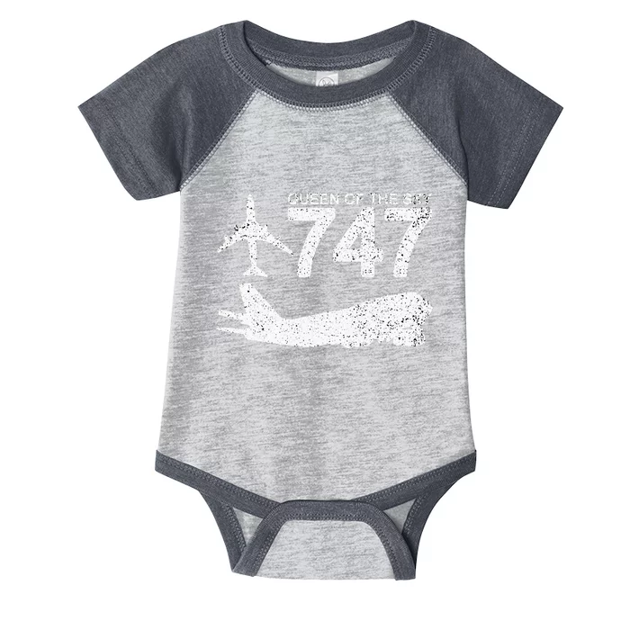 747 Jumbo Jet Aviation Plane Spotting Infant Baby Jersey Bodysuit