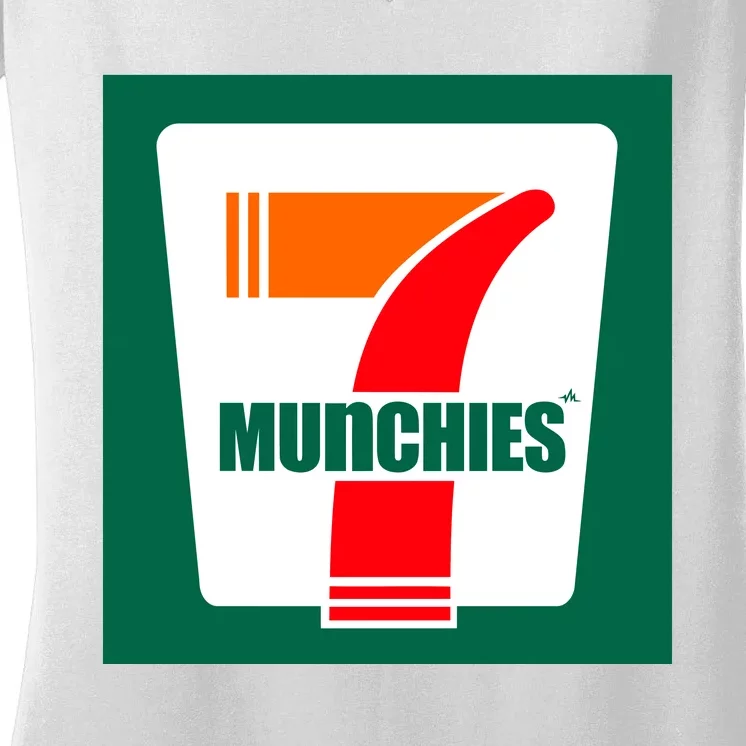 7 Munchies Women's V-Neck T-Shirt