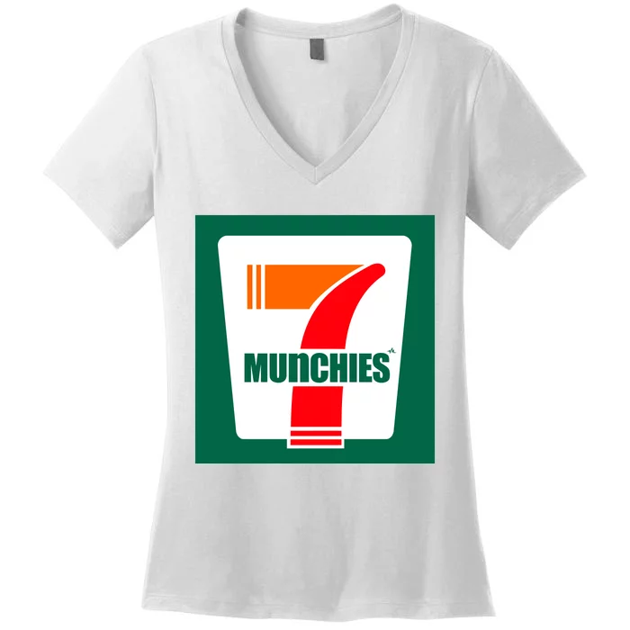 7 Munchies Women's V-Neck T-Shirt