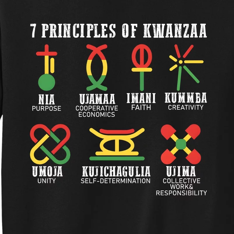 7 Principles Of Kwanzaa Jewish Happy Kwanzaa Sweatshirt