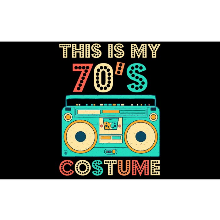 70s Party This Is My 70s Costume 1970s Retro Vintage Bumper Sticker