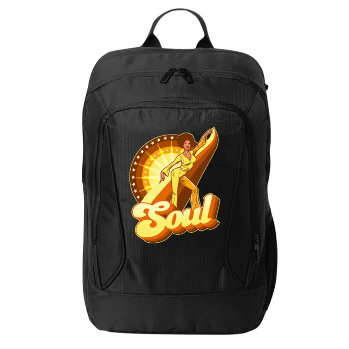 70s Retro 70s Soul Funk Retro Vintage City Backpack