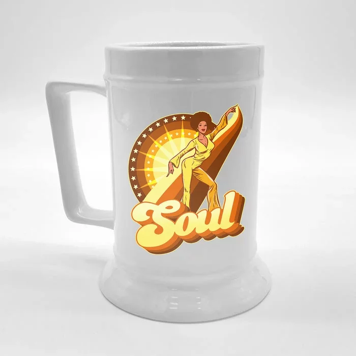 70s Retro 70s Soul Funk Retro Vintage Front & Back Beer Stein