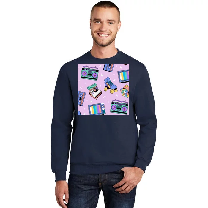 70s Retro Nostalgic Pattern Sweatshirt