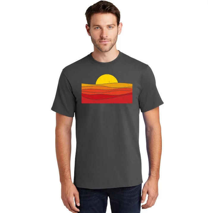 70s Retro Vintage Sunset Tall T-Shirt