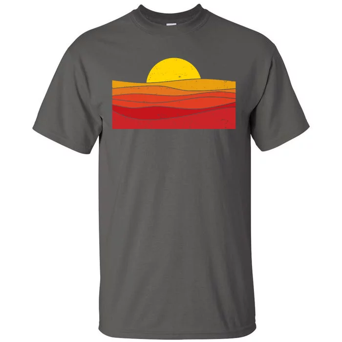 70s Retro Vintage Sunset Tall T-Shirt