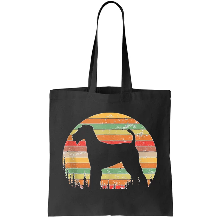 70s Silhouette Dog Lovers Tote Bag