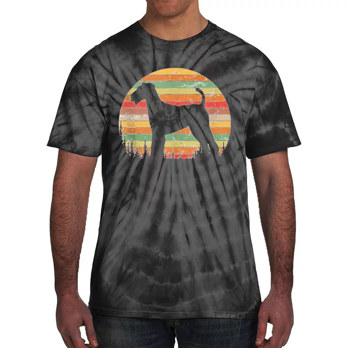 70s Silhouette Dog Lovers Tie-Dye T-Shirt