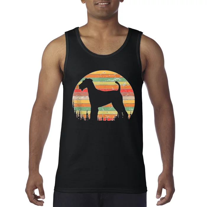 70s Silhouette Dog Lovers Tank Top