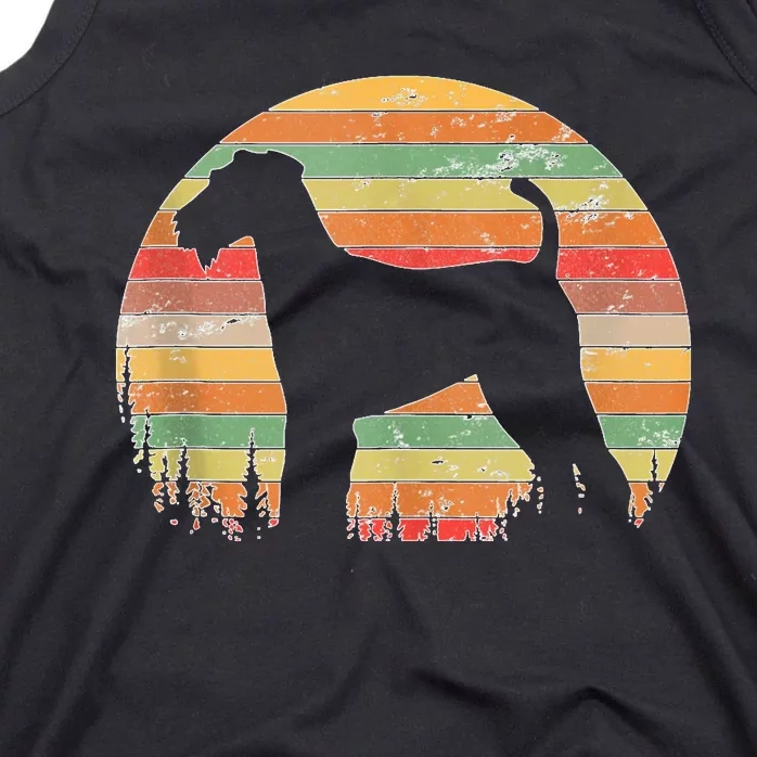 70s Silhouette Dog Lovers Tank Top