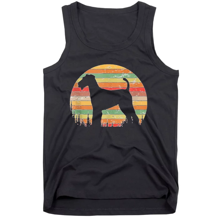 70s Silhouette Dog Lovers Tank Top