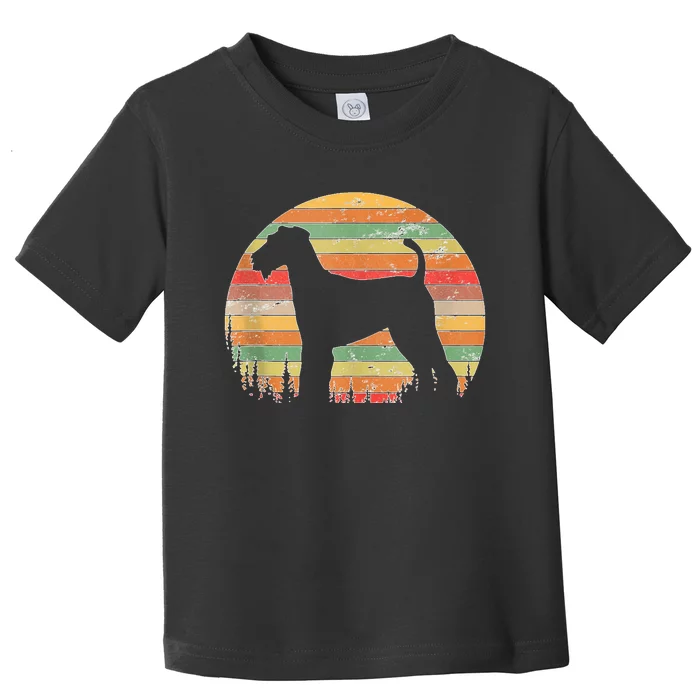 70s Silhouette Dog Lovers Toddler T-Shirt