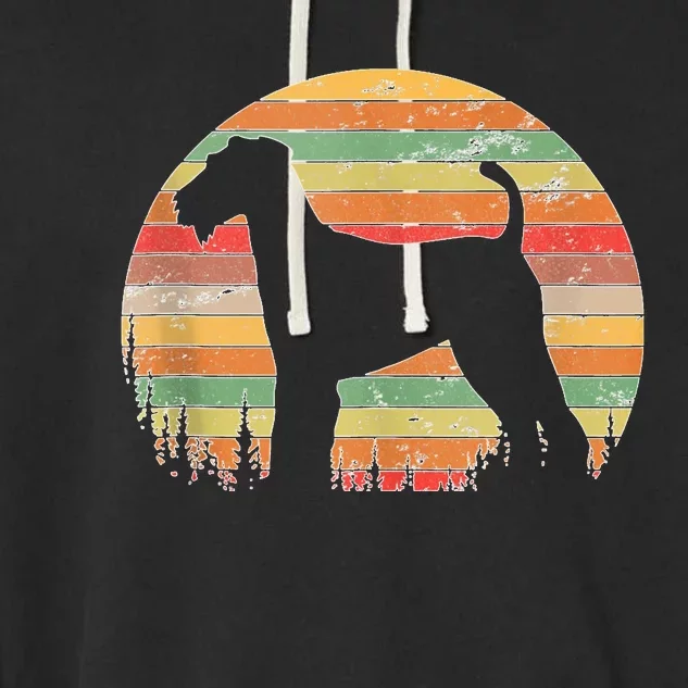 70s Silhouette Dog Lovers Garment-Dyed Fleece Hoodie