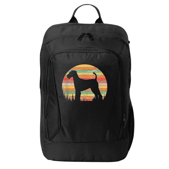 70s Silhouette Dog Lovers City Backpack