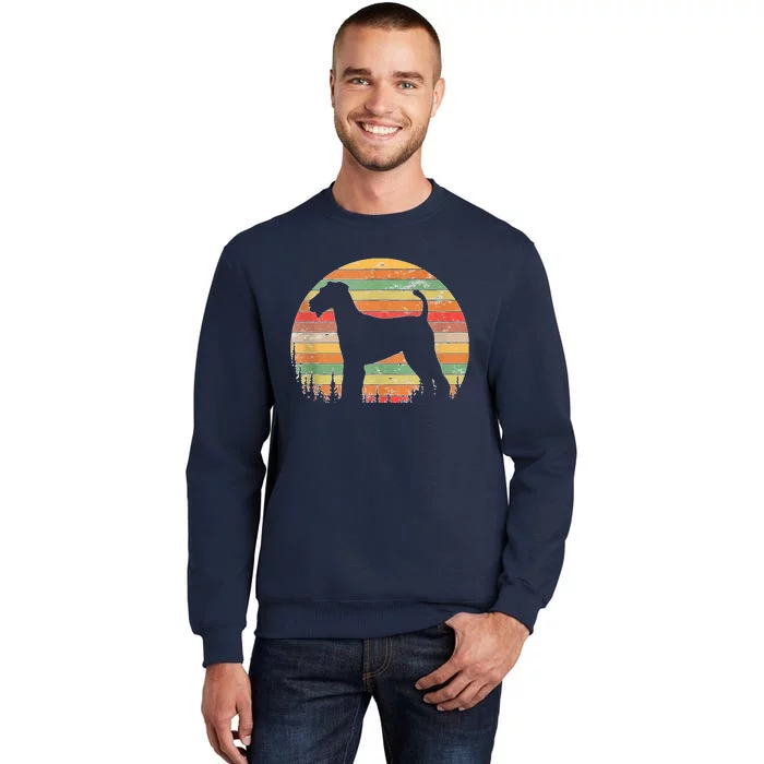 70s Silhouette Dog Lovers Tall Sweatshirt