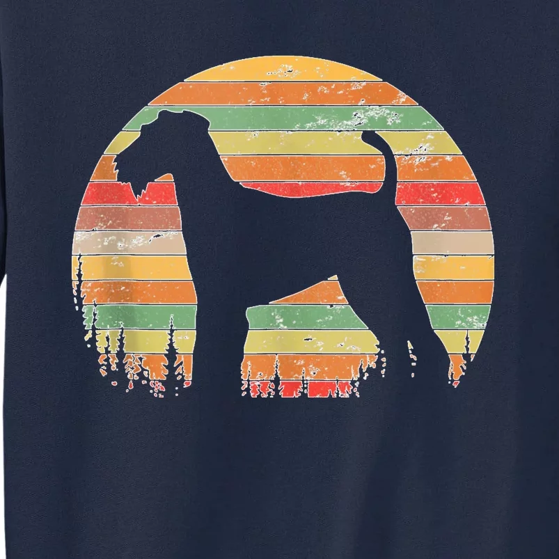 70s Silhouette Dog Lovers Tall Sweatshirt